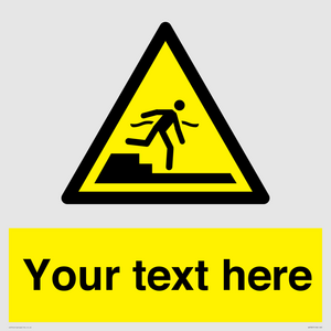 Custom warning Submerged step or steps